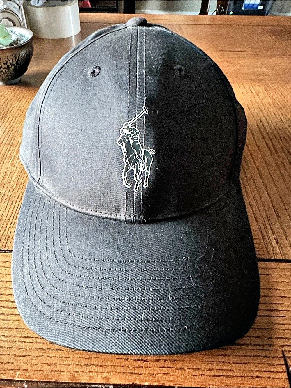 Polo Ralph Lauren Big Pony Cotton Chino Sports Hat Black